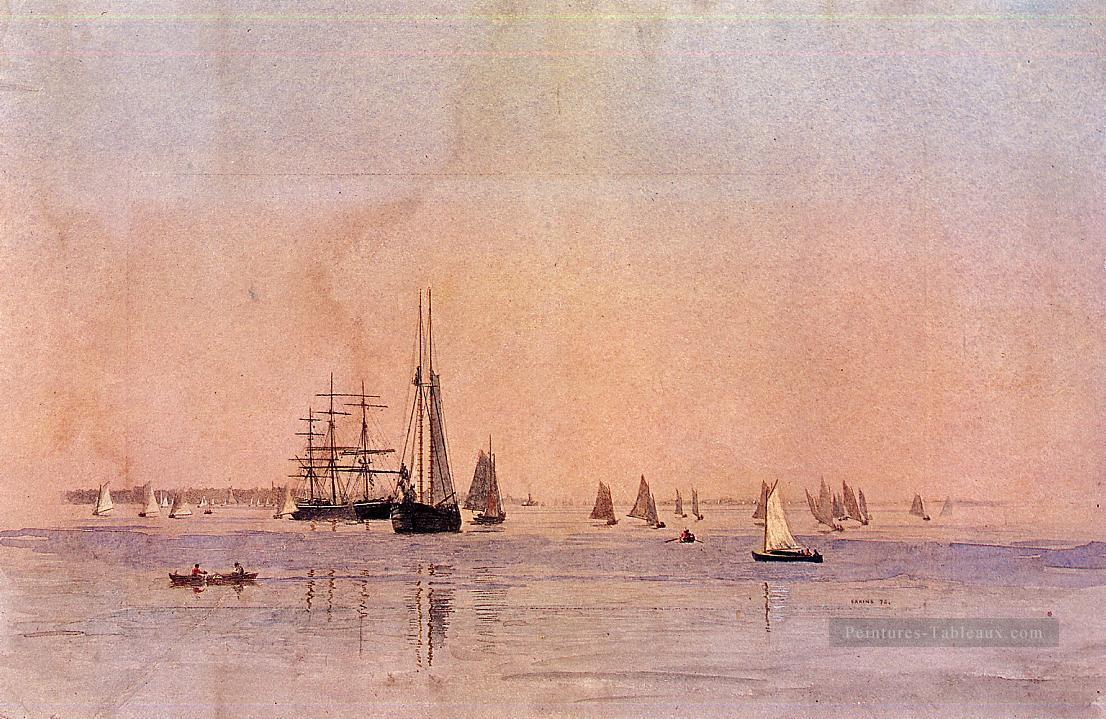 Thomas Eakins Drifting Paysage marin Peintures à l'huile